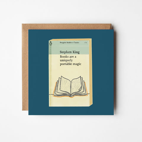 Portable Magic - blank greetings card