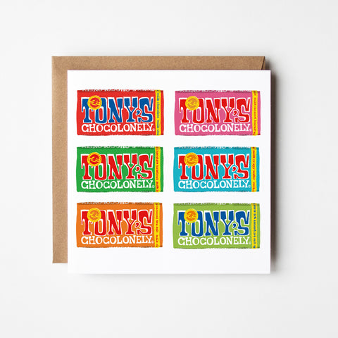 Chocolonely - blank greetings card