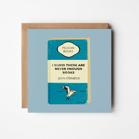 Never Enough - blank greetings card