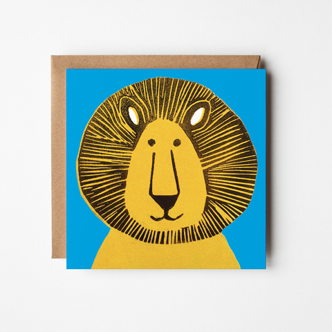 LION - Blank Greetings card