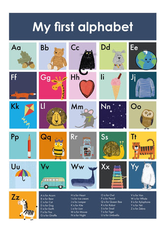 My First Alphabet - Limited-edition, Giclee Print